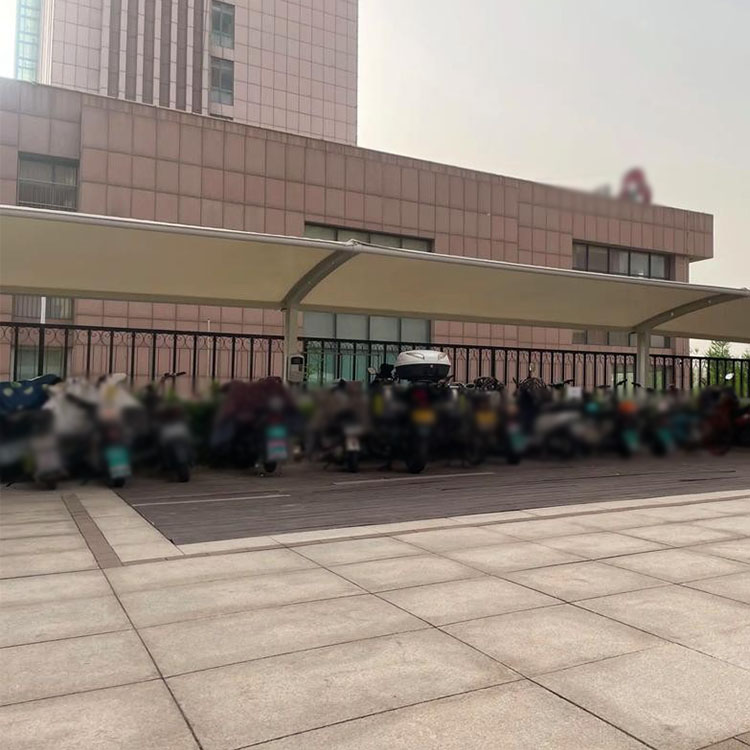 洛阳膜结构电动车棚